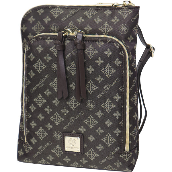 クリスチャンオリビエ　マルチポシェットチョコ