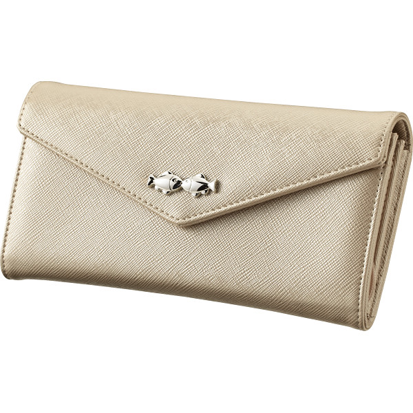 クリオブルー 長財布ゴールド