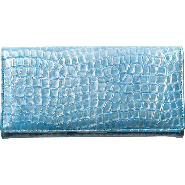 マデーラ イタリアンレザー財布セットブルー