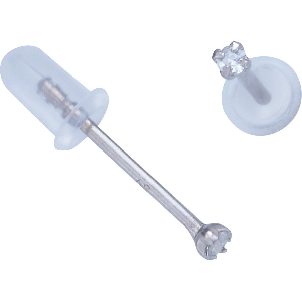 シルバーダイヤモンドピアス