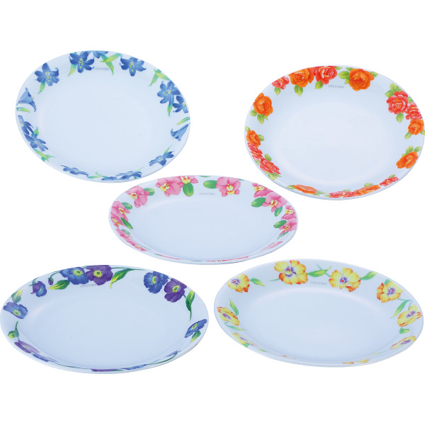 レインボーフラワー　パスタ皿セット