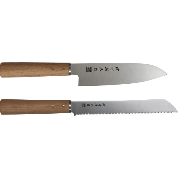 濃州孫六作　ナチュラル和包丁２本セット