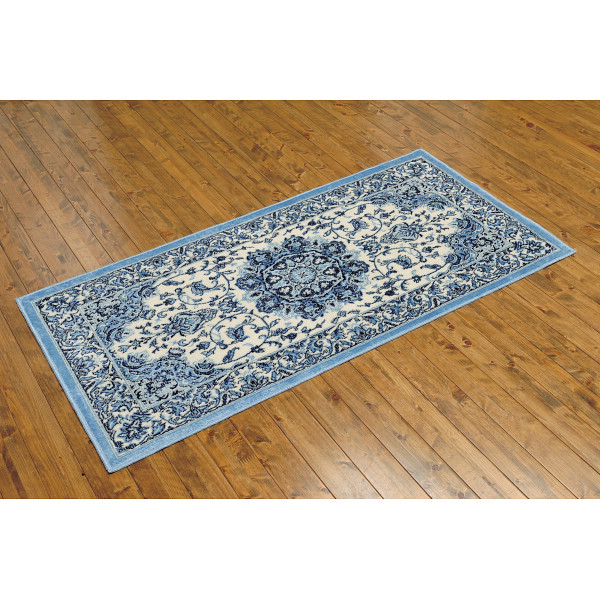 ベルギー製なめらかタッチマットブルー