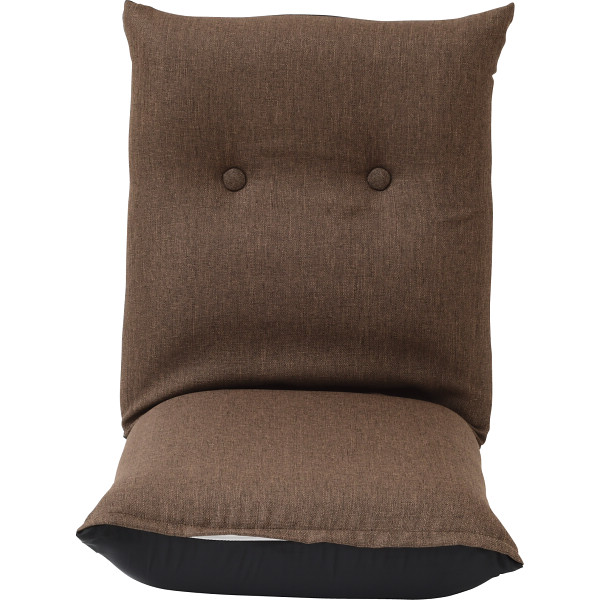 低反発折りたたみ座椅子ブラウン