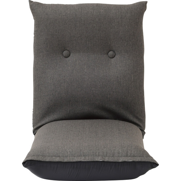 低反発折りたたみ座椅子グレー