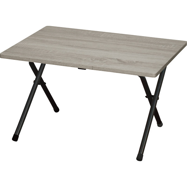 折りたたみ木製ローテーブルブラウン