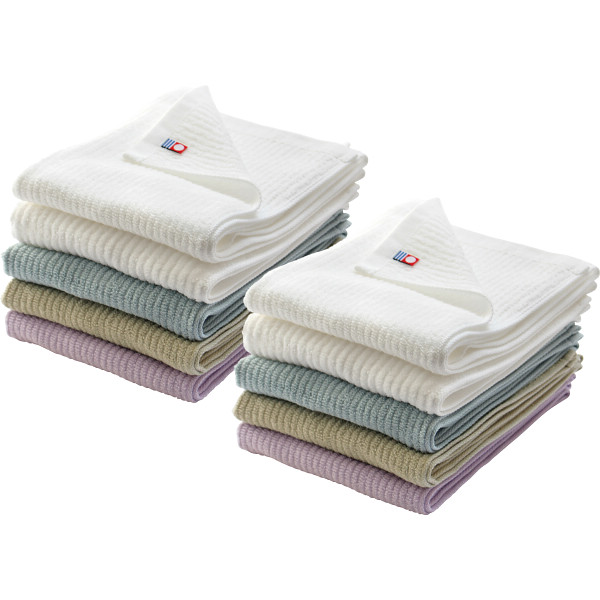 今治薄麗　フェイスタオル１０枚セット