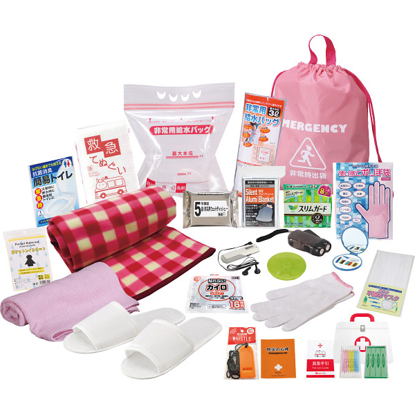 女性のための非常持出２２点セット