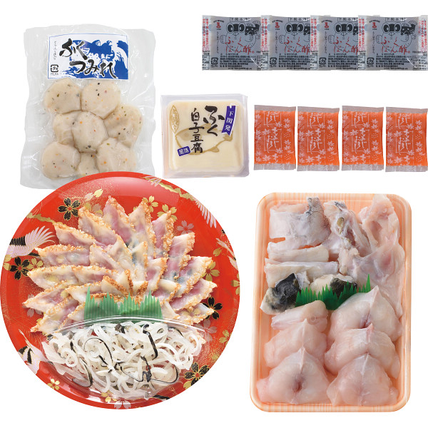 ふくたたき刺身・ふくちりセット