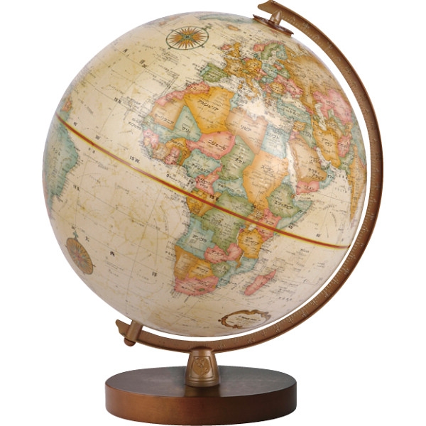 リプルーグル地球儀 チェスター型 日本語版ブラウン