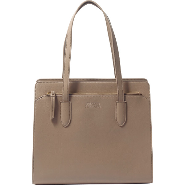 フランコフェラーロ フェミニンニュアンスカラーバッググレー