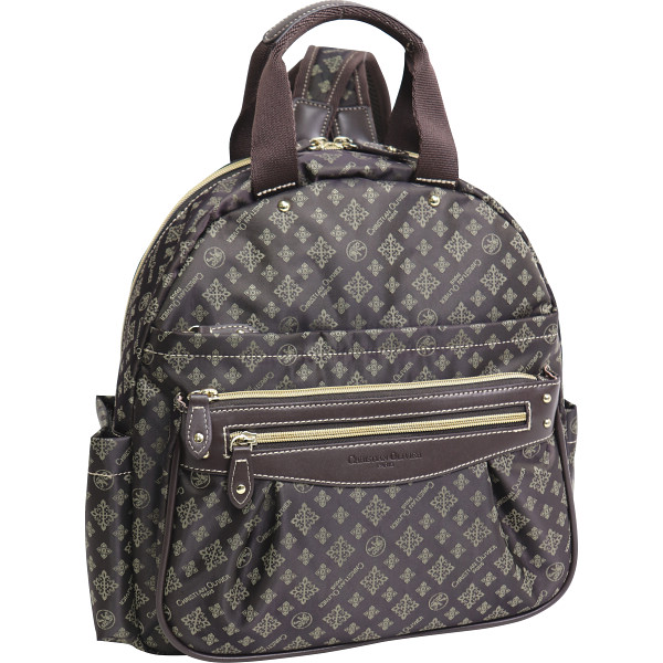 クリスチャンオリビエ　多機能リュックチョコ