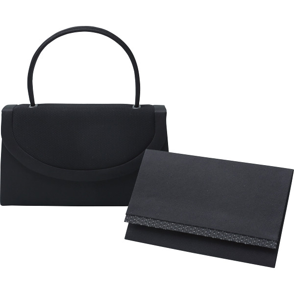 日本製フォーマルバッグ（袱紗付）ブラック