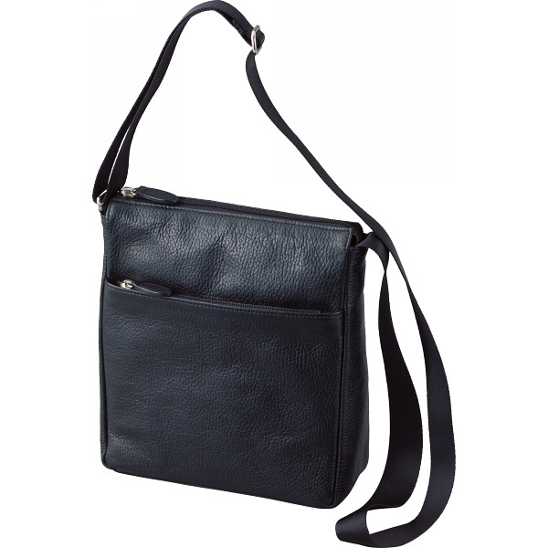 良品工房 日本製牛革ショルダーバッグブラック