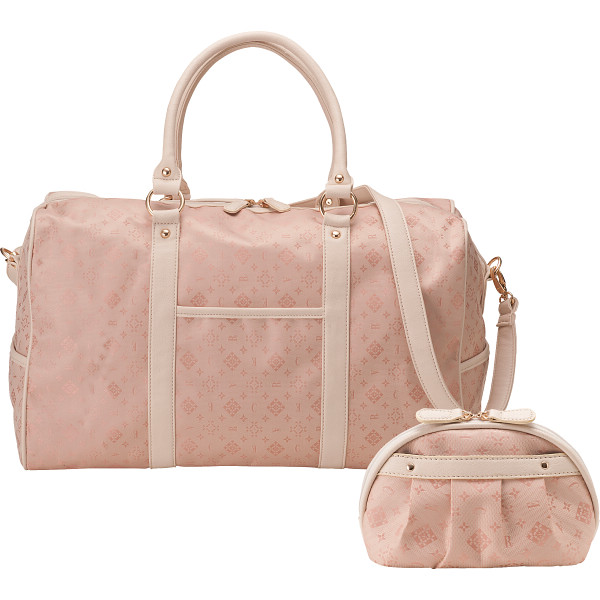 クレアトラベラー　ボストン＆ポーチピンク