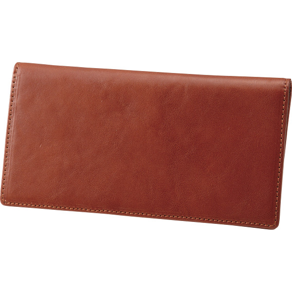 アッシュエル シンプル長財布ブラウン