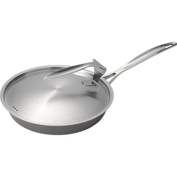 涅 蓋付窒化鉄フライパン（２４ｃｍ）