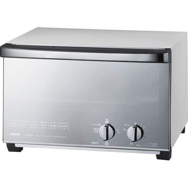 ツインバード　ミラーガラスオーブントースター