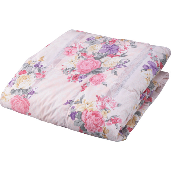 西川 羽毛肌掛けふとんピンク