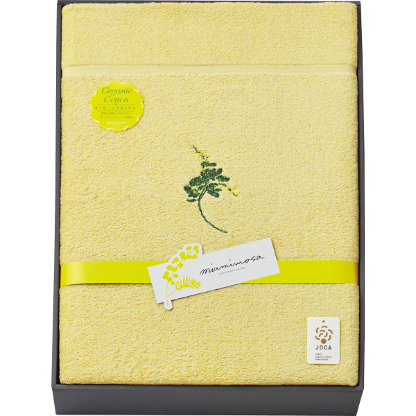 ミアミモザ　オーガニックコットン　タオルケットクリーム