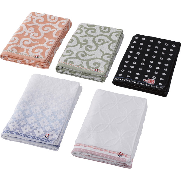 柄おまかせ（今治タオル）バスタオル５枚セット