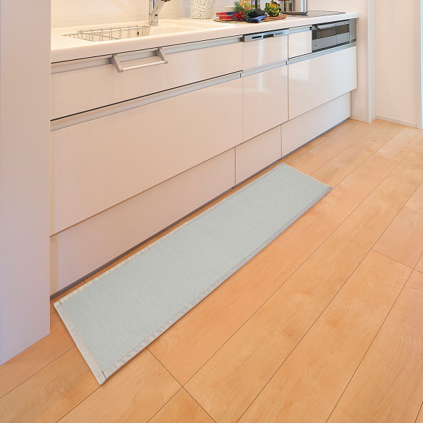 セキスイ　新素材「畳」のキッチンマット（１８０ｃｍ）グレ－