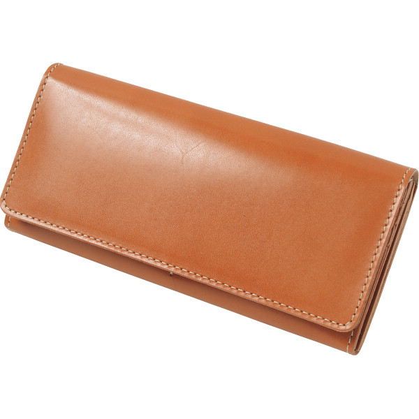 ｍ，ｉ，ｕ，ｏ．ｊ ヌメ革 長財布キャメル