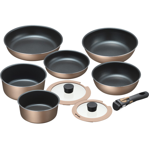 ブラナーノII 着脱ハンドル鍋６点セット