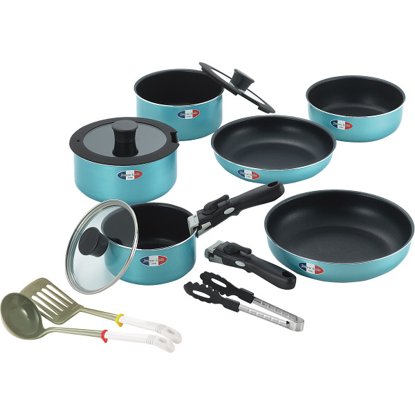 ジャンヌ・エコール 着脱ハンドル鍋６点セット（ツール付）