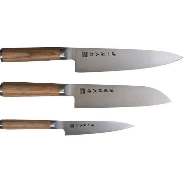 濃州孫六作　スタイリッシュナチュラル包丁３本セット