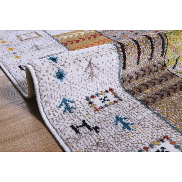 トルコ製ウィルトンラグアイボリー