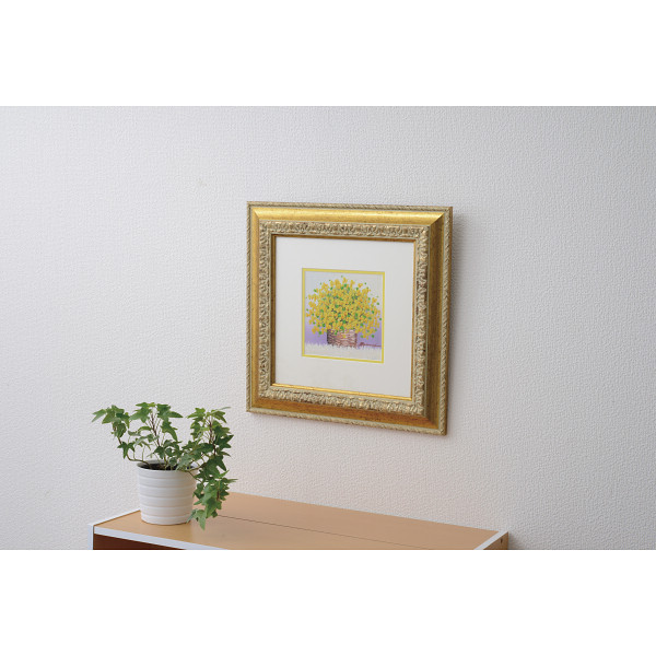 手描き油絵 「黄色のブーケ」