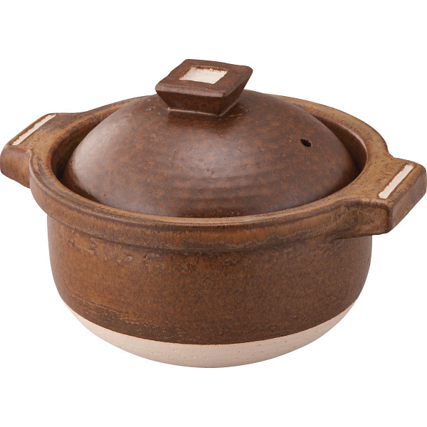 信楽焼　ハングアウト　ごはん鍋　３合用