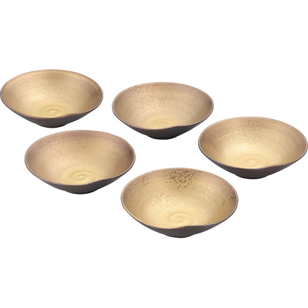 波佐見焼　小鉢ゴールド５個セット
