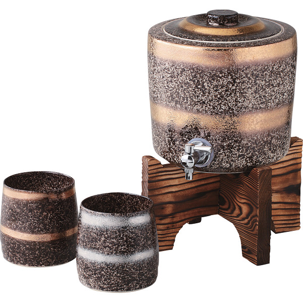 陶悦窯 輪華 サーバーセット