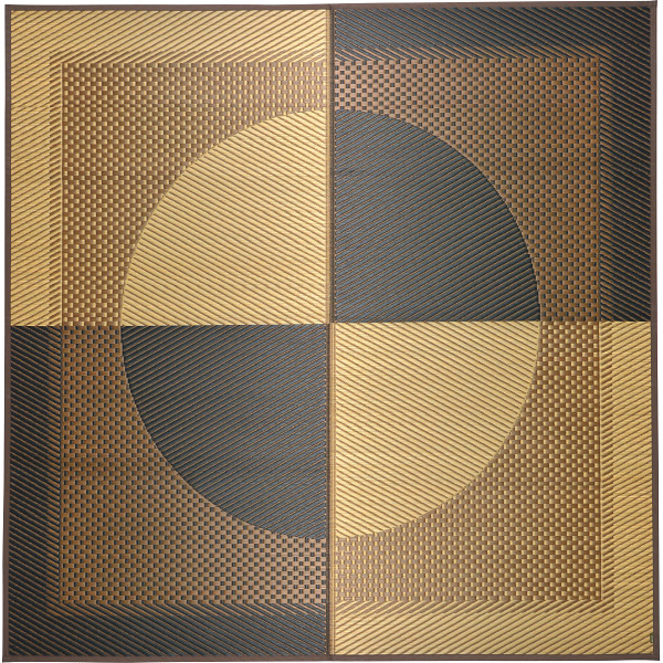 純国産 モダンい草ラグ