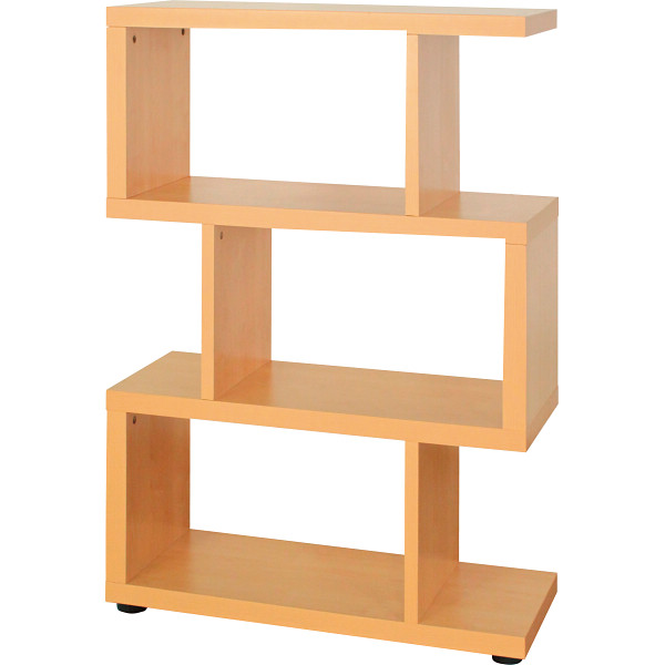 デザインラック３段ナチュラル