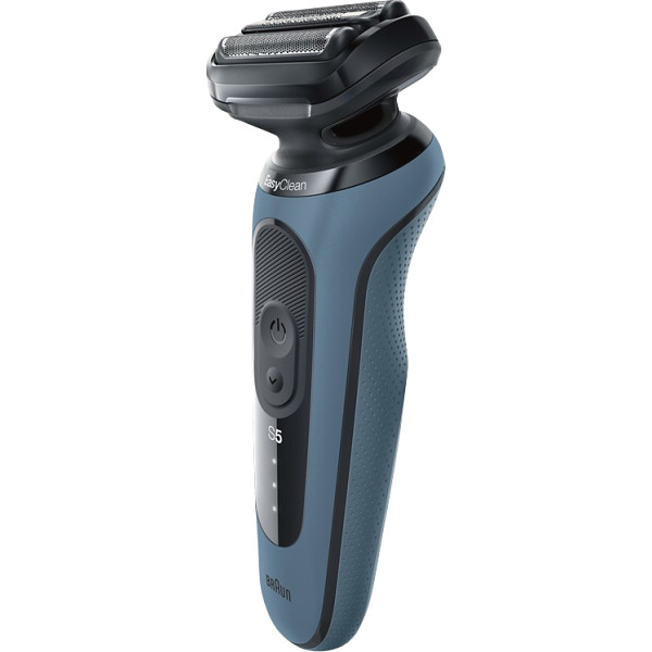 ブラウン　密着シリーズ５充電式シェーバーアズールブルー