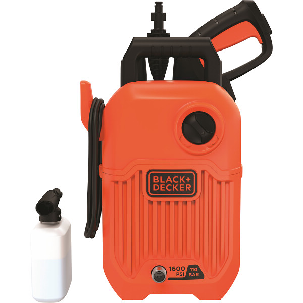 ブラック＋デッカー スリム高圧洗浄機オレンジ＆ブラック