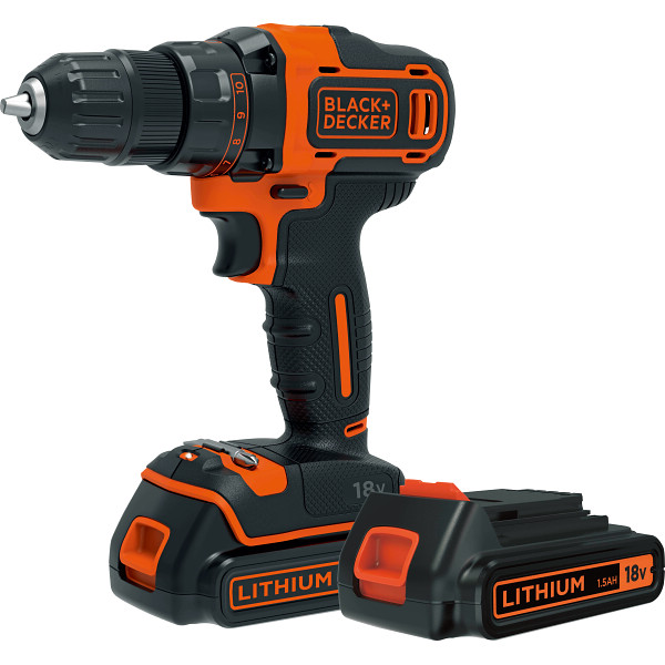 ブラック＋デッカー １８Ｖコードレスドリルドライバー