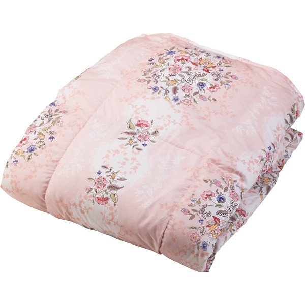 ミントン 羽毛肌掛けふとんピンク