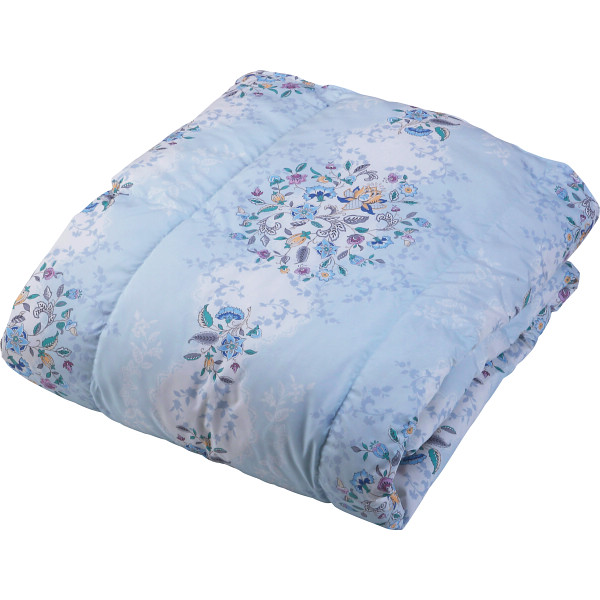 ミントン 羽毛肌掛けふとんブルー