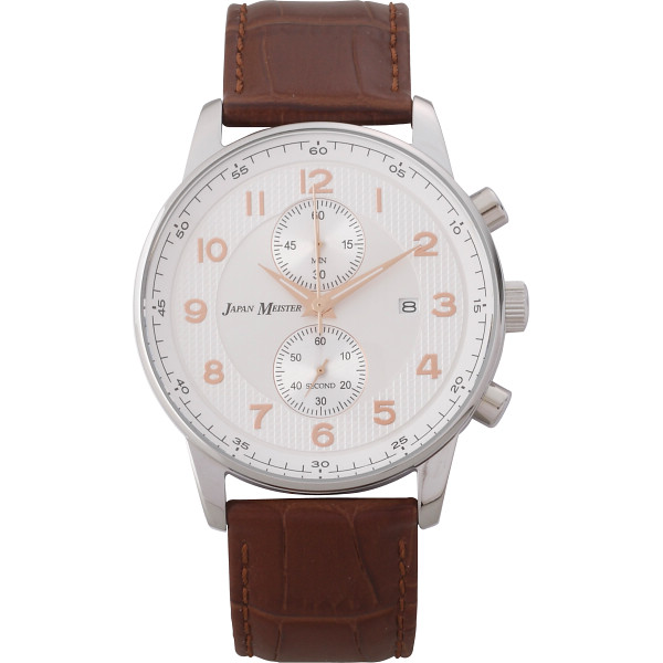 ジャパンマイスター　メンズウオッチブラウン