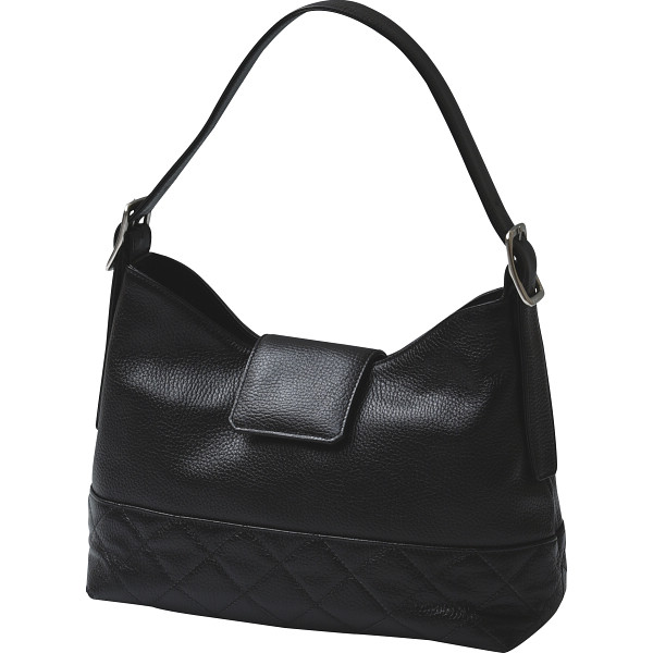 良品工房 日本製牛革キルティング使いショルダーバッグ