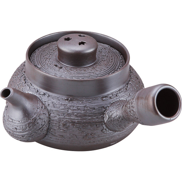 萬古焼 実山作１．５号鈴入り松竹梅急須