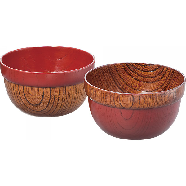 紀州塗 栓 ペアスープボウル
