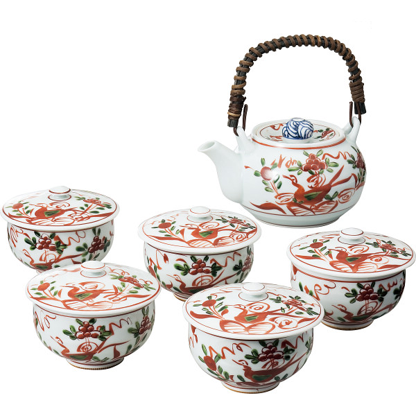 波佐見焼 古伊万里写し絵番茶器揃