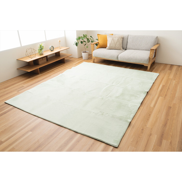 抗菌防臭ラビットファーラググリーン