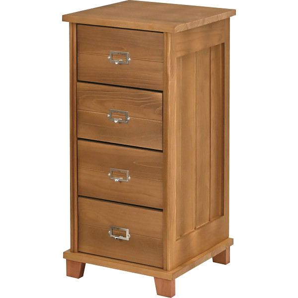 天然木チェスト４段