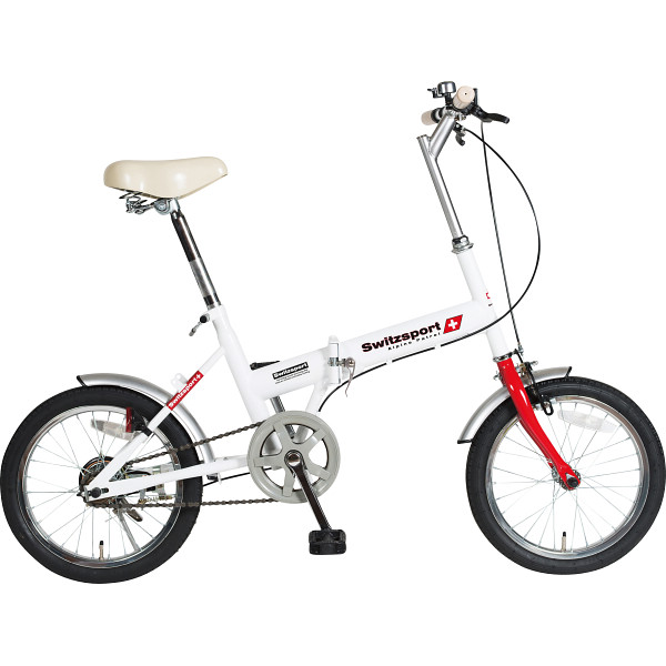 １６型折畳自転車 スウィツスポート ライト付